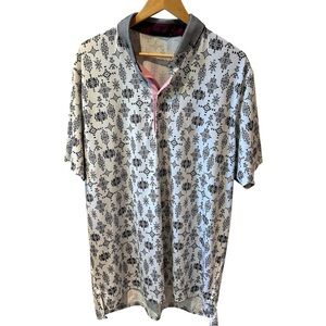 Greyson Golf Men Size XL Arctic All Over Fire Rock‎ Country Club